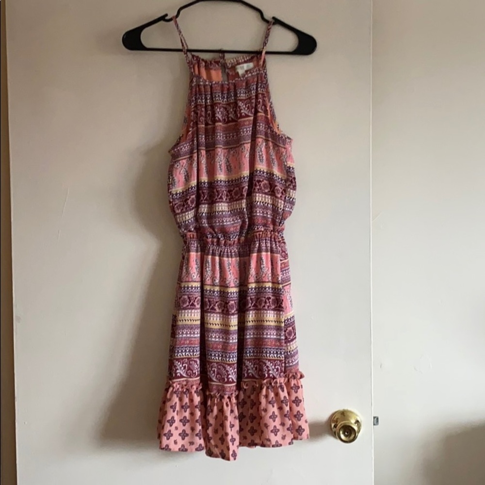 Pink pattern sundress
